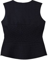 St. John - Trägershirt mit Hahnentrittmuster - Lyst
