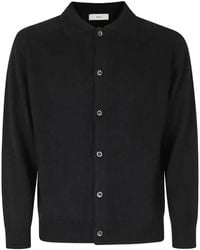 DUNST - Cardigan Boutonné À Col Italien - Lyst