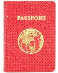 Judith Leiber - Traveler Crystal-Embellished Passport Cover - Lyst