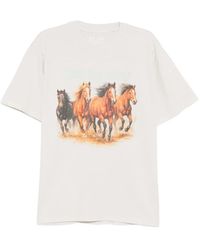 Melt - Horse-Print T-Shirt - Lyst