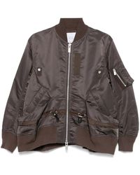 Sacai - Nylon Bomber Jacket - Lyst