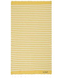 MC2 Saint Barth - ストライプ タッセル ビーチタオル - Lyst