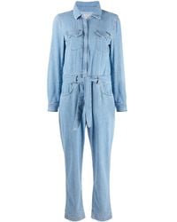 Washington DEE-CEE U.S.A. - Straight-Leg Denim Jumpsuit - Lyst