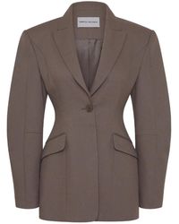 Rebecca Vallance - Einreihiger Noah Blazer Mit Ballonärmeln - Lyst