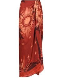 Johanna Ortiz - Falda larga Dance Floor estampada - Lyst