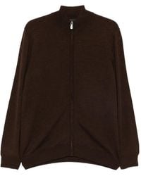 Alberto Gozzi - Zip-Fastening Wool Sweater - Lyst