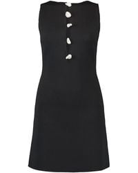 Cult Gaia - Doms Button-Fastenig Midi Dress - Lyst