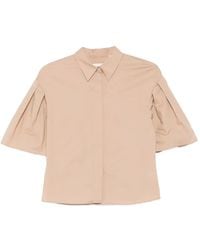 Xacus - Camisa Ellery Con Manga Plisada - Lyst