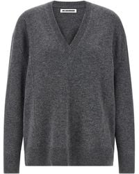 Jil Sander - Vネック セーター - Lyst