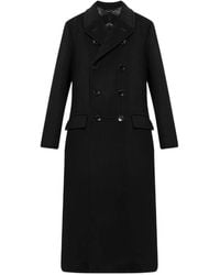 Tom Ford - Wool Cashmere Melton Officer Coat - Lyst