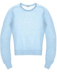 AURALEE - Alpaca Wool Blend Knitted Top - Lyst