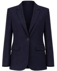 ODEEH - Single-Breasted Notched-Lapel Blazer - Lyst