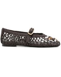 Cult Gaia - Mercier Bead-Embellished Ballet Flats - Lyst