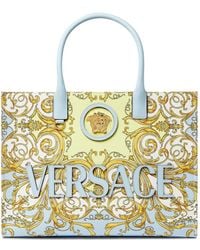 Versace - Medusa Barocco-Print Tote Bag - Lyst
