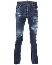 DSquared² - Jeans affusolati con effetto vissuto - Lyst