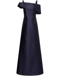 Alberta Ferretti - Abito Lungo Con Gonna Svasata - Lyst