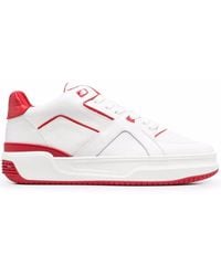 Just Don - Leather Lace-Up Sneakers - Lyst