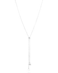 Guzema - Flat Tie Necklace - Lyst