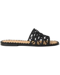 Odissi - Gewebte Evie Sandalen Aus Raffiabast - Lyst