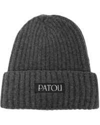 Patou - Gorro de canalé con parche del logo - Lyst