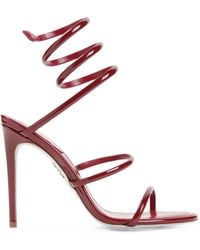 Rene Caovilla - Cleo Patent-Leather Sandals - Lyst