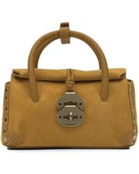Zanellato - Baby Dotta Stud-Embellished Suede Tote Bag - Lyst