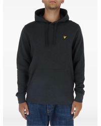 Lyle & Scott - Logo-Embroidered Drawstring Hoodie - Lyst
