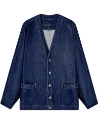 Giorgio Armani - Front-Pocket Denim Jacket - Lyst