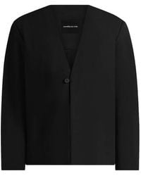 Manière De Voir - Lars Minimal Kimono Wool-Blend Blazer - Lyst