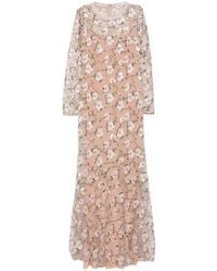Self-Portrait - Sequin-Embellished Maxi Dress - Lyst