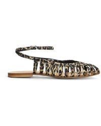 Anna F. - Animal-Print Cage Sandals - Lyst