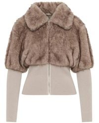 Unreal Fur - Veste Copenhagen En Fourrure Artificielle - Lyst