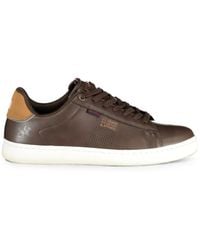 U.S. Grand - Perforated Logo-Print Sneakers - Lyst