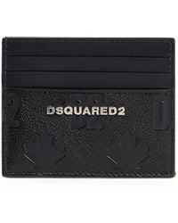 DSquared² - Logo-Plaque Embossed Cardholder - Lyst