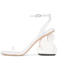 A.W.A.K.E. MODE - Beta Swan-Heel Sandals - Lyst