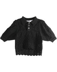 Comme des Garçons - Crochet Polo Top - Lyst