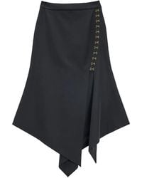 Just Cavalli - Hooks Asymmetrical Midi Skirt - Lyst