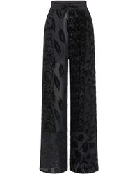 Marine Serre - Floral-patterned Drawstring Trousers - Lyst