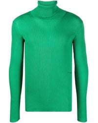 Off-White c/o Virgil Abloh - Rib-Knit Roll Neck Sweater - Lyst