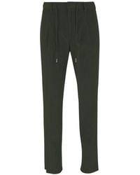 Tagliatore - Ribbed Drawstring Trousers - Lyst