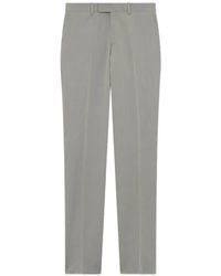 Lardini - Flat-Front Trousers - Lyst