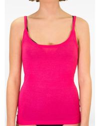 LA ROSE - Top Con Cuello Redondo - Lyst
