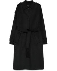 Liu Jo - Long Coat With Fringes - Lyst