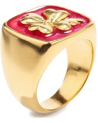 Goossens - Mini Trèfle Signet Ring - Lyst
