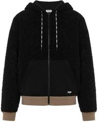 Moschino - Fleece Zip-Up Hoodie - Lyst