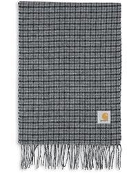 Carhartt - Checked Fringed Scarf - Lyst