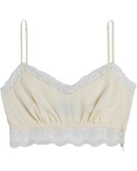 Simone Rocha - Lace-Trim Top - Lyst