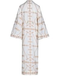 Johanna Ortiz - Savannah Maxi-Jurk Met Geometrische Print - Lyst