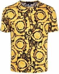 Versace - Baroque-print T-shirt - Lyst