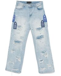 Who Decides War - Side Patch Relaxation ジーンズ - Lyst